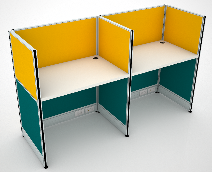 Stance Prospect Multi-Seater Office Cubicle & Workstation w/ Desk