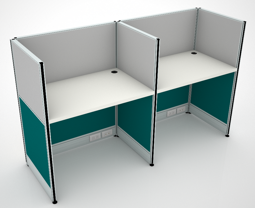 Stance Prospect Multi-Seater Office Cubicle & Workstation w/ Desk