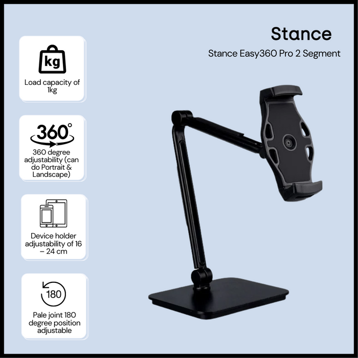 Stance Easy360 Pro 2 Segment Phone/Tablet Holder