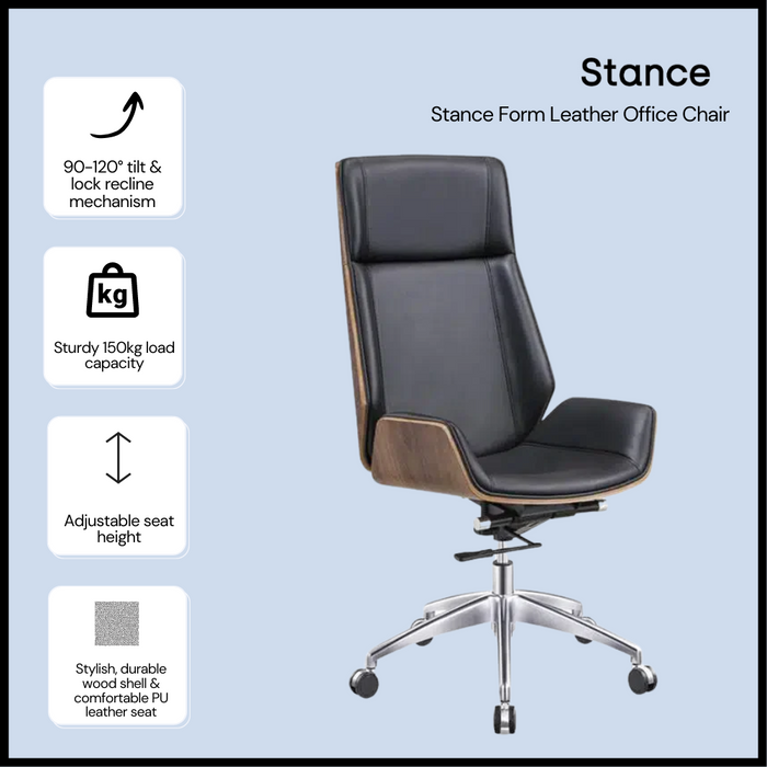 Stance Form Leather Office Chair