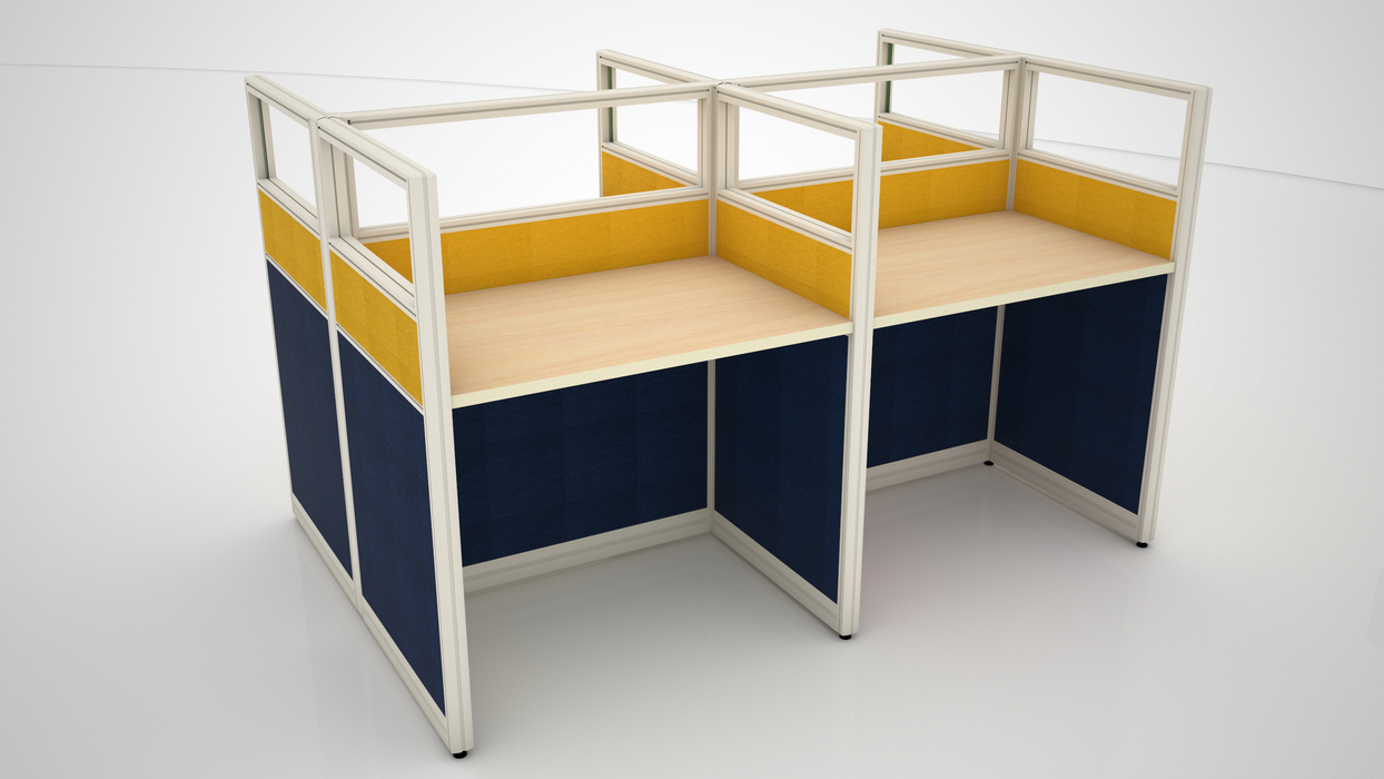 Stance Prospect Multi-Seater Office Cubicle & Workstation w/ Desk