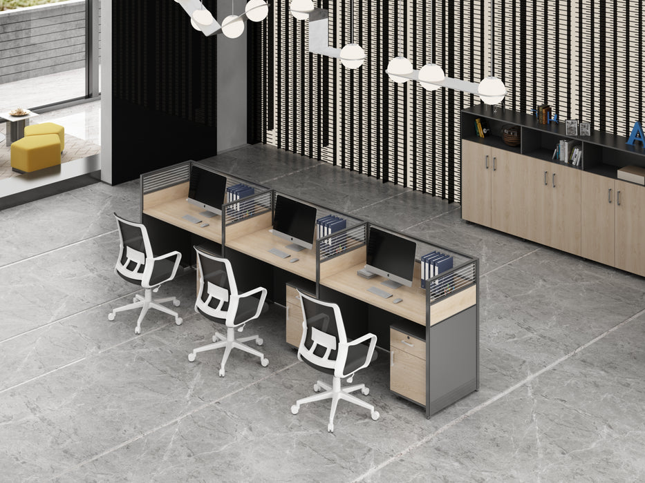 Stance Level 3-Staff Side by Side Office Workstation