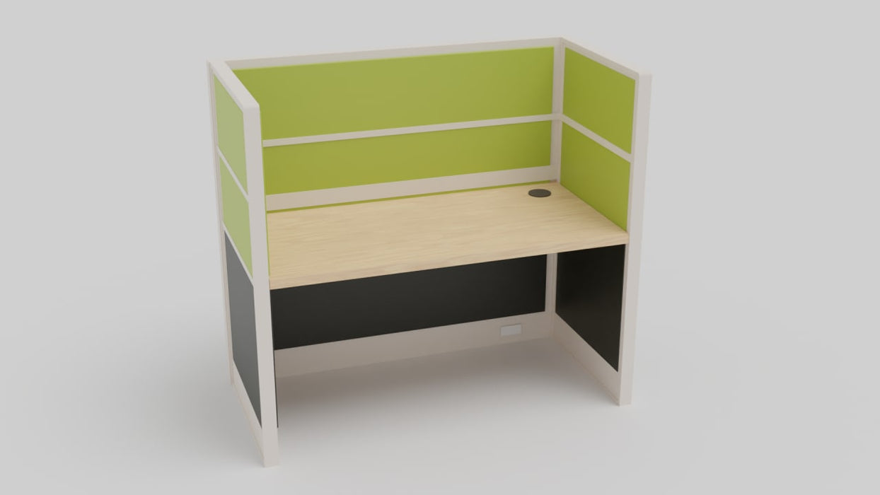 Stance Prospect Standard Office Cubicle & Workstation w/ Desk