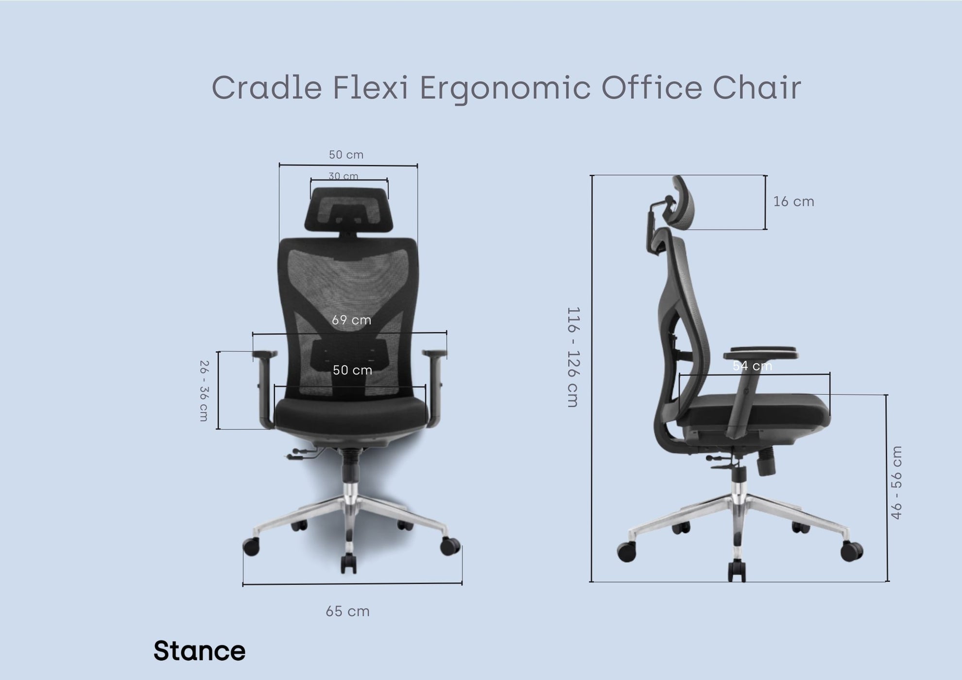 Cradle Flexi Ergonomic Office Chair — stancephilippines