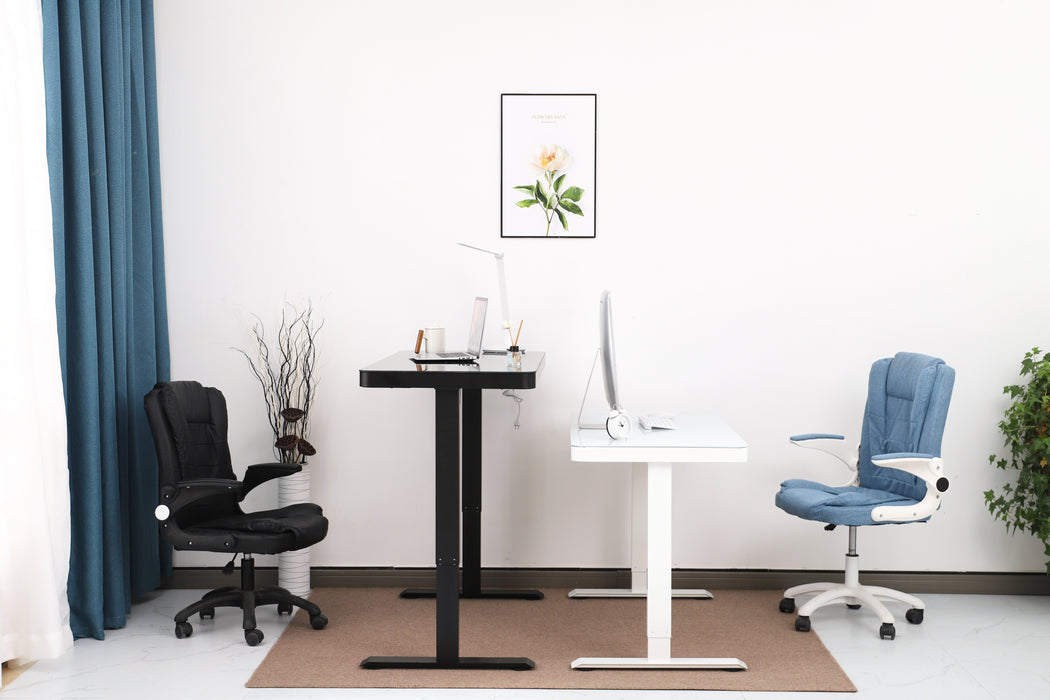 Stance Executive Glass Tabletop Dual Motor Standing Desk