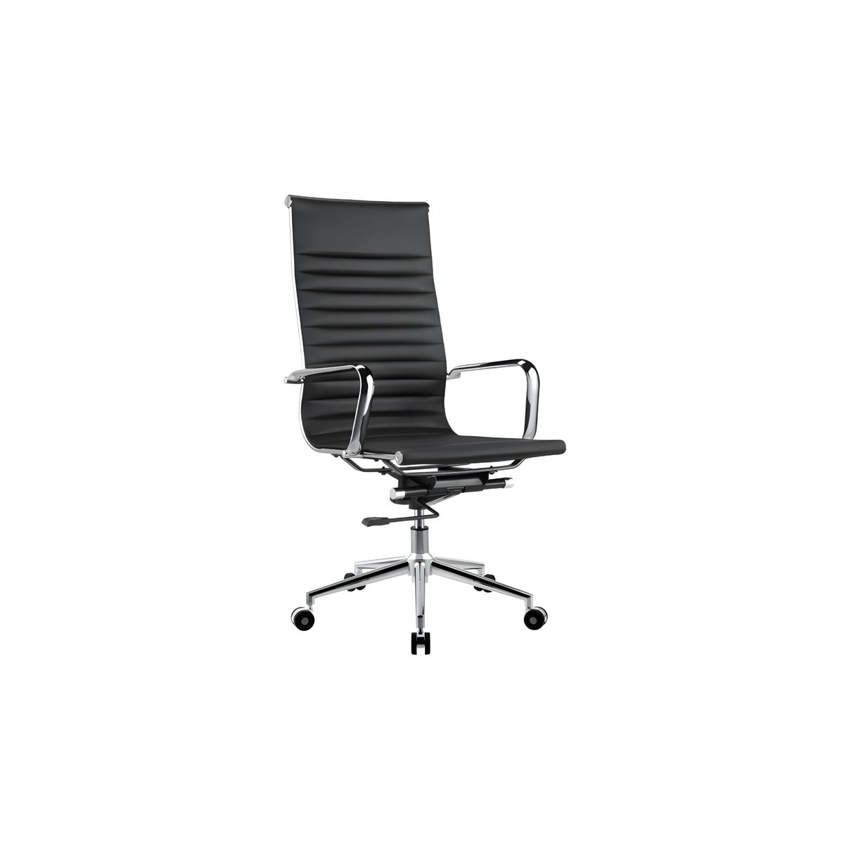 Prime Leather Office Chair, Chrome Frame — stancephilippines