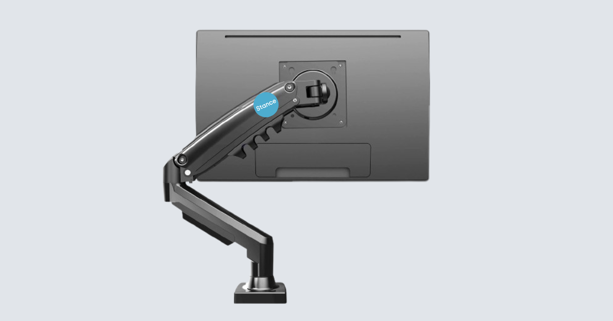 Stance EasyMount Hybrid Monitor Arm With Laptop Tray