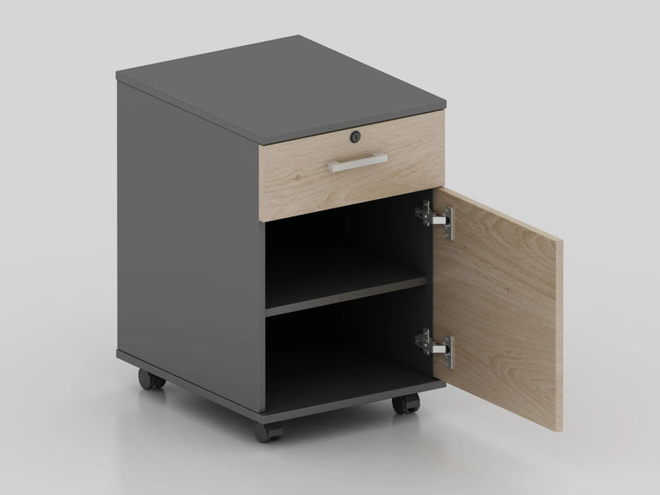 Stance Wooden Mobile Pedestal