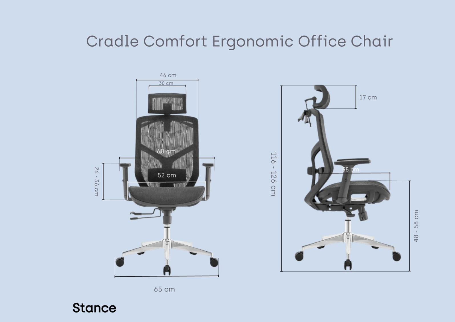 Cradle Comfort Ergonomic Office Chair — stancephilippines