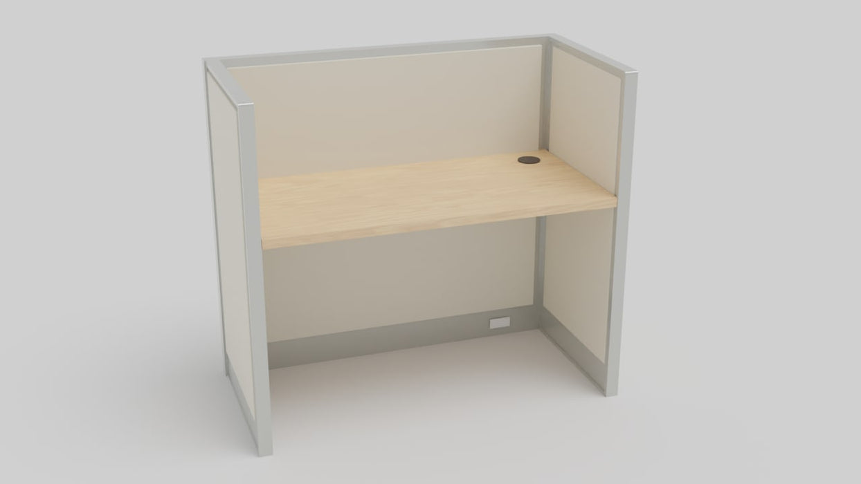 Stance Prospect Standard Office Cubicle & Workstation w/ Desk